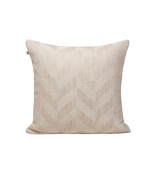 Housse de coussin TOBIAS  Jacquard tissé aux fils méchés, motif chevrons Madura