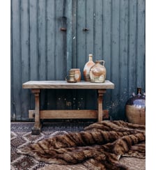 Table basse en bois Léonie N°119- Produit chiné Debongout