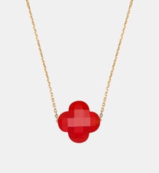 Collier, cornaline, or jaune Morganne Bello