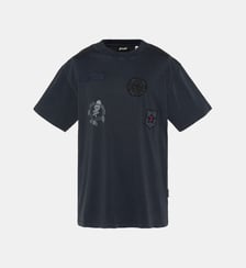T-shirt army badgé, effet vintage Schott