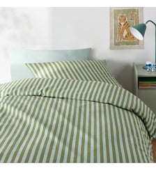 Parure de lit 50% coton recyclé La Redoute Interieurs