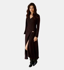 Robe longueur midi asymétrique uni ROSALOU La Petite Etoile