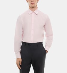 Chemise à rayures en popeline de coton Fursac