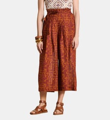 Pantalon 7/8ème imprimé graphique La Fée Maraboutée
