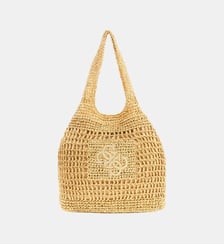 Sac à bandoulière en raffia Guess