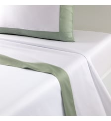 Drap plat en satin Yves Delorme