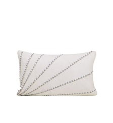 Housse de coussin OCEANA  Broderie de coton texturée Madura