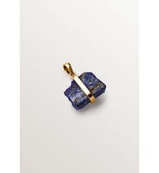 Charme argenté 925 plaqué or jaune 18K avec lapis-lazuli Aristocrazy
