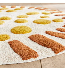 Tapis enfant rond coton biologique AM.PM