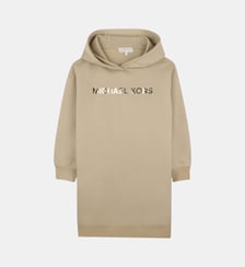 Robe à capuche en molleton Michael Kors Kids