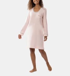 Chemise de nuit en coton modal LES INTEMPORELLES A01 Lingerie Le Chat