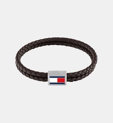 Bracelet 3d flag leather Marron 2790754S-PAR Tommy Hilfiger
