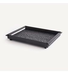 Plateau rectangulaire en chêne massif gougé, profondeur 37 cm AM.PM