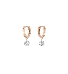 Mini Créoles 360° - 2 diamants, poids total 0,40ct approx. - Or 750‰ La Brune & La Blonde