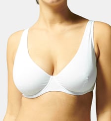 Soutien-gorge avec armatures décolleté plongeant - Blanc Simone Pérèle