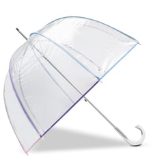 Parapluie canne, cloche transparente, résistance au vent Isotoner