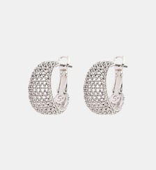 Boucles d'oreilles fines créoles   doré à l'or fin - Betty Satellite