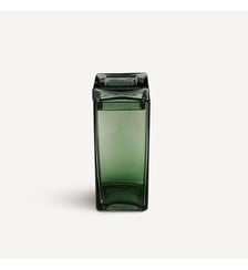 Boîte en verre soufflé à la bouche, hauteur 19,2 cm AM.PM