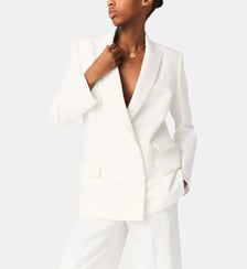 Veste de tailleur croisée Maje