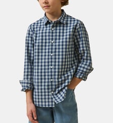 Chemise à carreaux Cyrillus