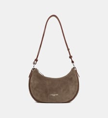 Sac à main demi lune en suède Lancaster