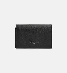 Porte cartes horizontal 2 volets Lucien en cuir grainé Le Tanneur