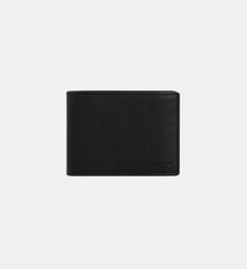Portefeuille horizontal zippé 2 volets Charles en cuir grainé Le Tanneur