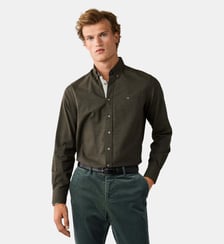 Chemise Coupe Ajustée Flanelle Multi Passepoils Hackett London