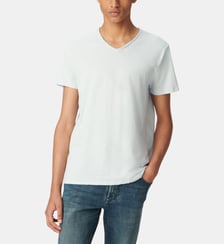 Tee-shirt coton bio col V ESSENTIEL Ikks