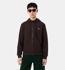 Sweatshirt zippé classic fit molleton Lacoste