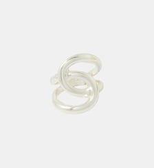 Bague entremêlée argentée Balaboosté