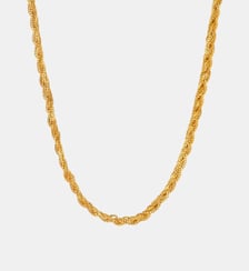 Collier   doré à l'or fin - Dalila Satellite