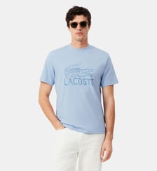 T-shirt coton imprimé Lacoste