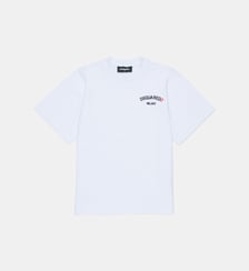 T-shirt à col rond avec logo Dsquared2