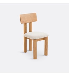 Chaise chêne et bouclette La Redoute Interieurs