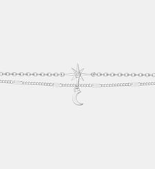 Bracelet souple mono-motif Épisode Indélébile | Nuit étoilée en Argent avec diamant blanc La Garçonne Diamant