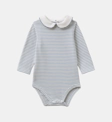 Body rayé Bébé - Coton biologique Cyrillus