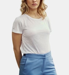 T-shirt manches courtes col rond uni ELVA La Petite Etoile