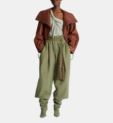 Bomber en cuir d’agneau Balmain