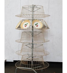 Étagère - présentoir à assiettes vintage Gaëlle N°819- Produit chiné Debongout