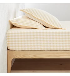 Drap housse coton seersucker bonnet 30 cm La Redoute Interieurs