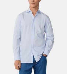 Chemise ajustée coton à rayures Hackett London