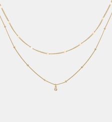 Collier États d'Âme en Plaqué Or La Garçonne Diamant
