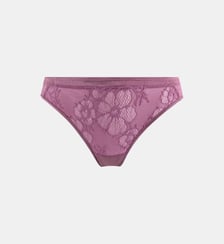 Tanga Silk'n Lace rose Maison Lejaby