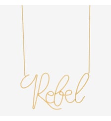 Collier doré rebel - bling xxl Caroline Najman