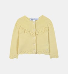 Cardigan - Mimosa laine maille ajourée Tartine Et Chocolat