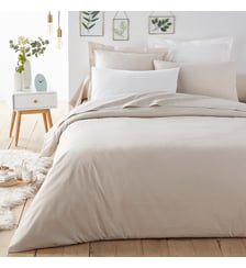Housse de couette unie en polycoton La Redoute Interieurs