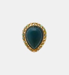 Bague réglable goutte sertie de perles PARATY Hipanema