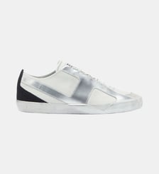 S-Slante-D - Sneakers effet usé en cuir et suède Diesel