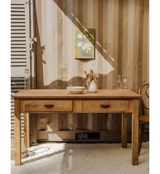 Table à manger en bois Romy N°1439- Produit chiné Debongout